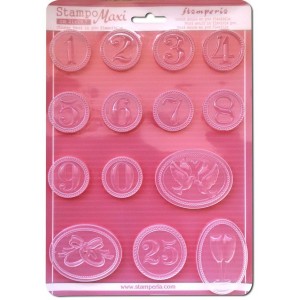 Soft maxi Mould  - Dates and anniversary