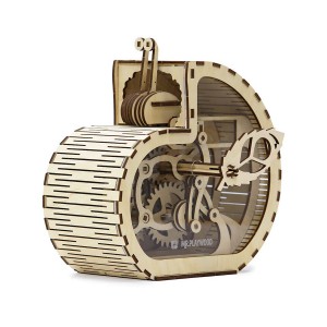 Mechanical Wooden model Snail - moneybox