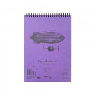 Sketch pads Authentic Ingres 130 gsm. A5: 25 sheets.Natural white Ingres paper with cotton.