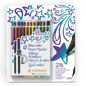 Fineliner 24-Pen Bold Colors Set