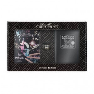 MegaColor Metallic and Black Set, 14 Pcs