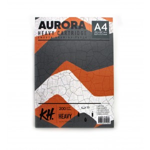 Cartridge paper/ Drawing paper 20sheets, 200gsm A4 Glue binding, AURORA