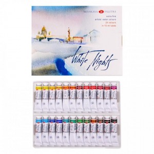 Watercolour set White Nights in tubes 24x10ml