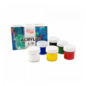 Acrylic paint set COLOR 6x10мл, ROSA START