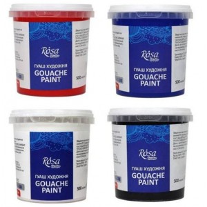 Gouache paints 500ml, ROSA Studio