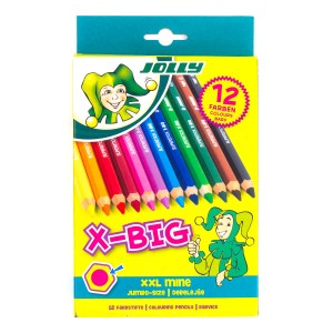 Set Of School Col.Pencils "Jolly"  12Pcs X-Big
