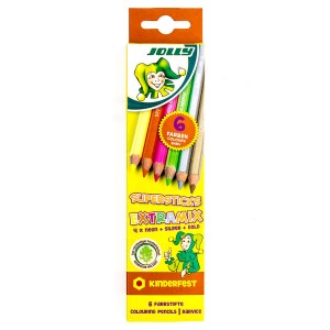 Set Of School Col.Pencils "Jolly"  6Pcs Extra"