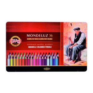 Set Of Aquarel Col-Pencils "Mondeluz" 36 Pcs