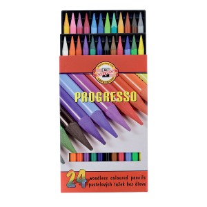 Woodless Colour Pencil Set "Progresso" 24 Pcs