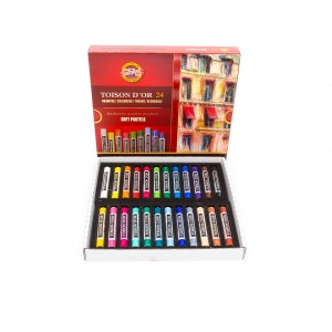 Sets Of Soft Pastels Koh-I-Noor, 24Pcs