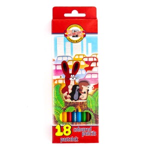 Set Of  Coloured Pencils  "Mole" 18 Pcs