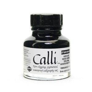 Calligraphy Ink Calli Jetblack 29,5Ml,Daler-Rowney