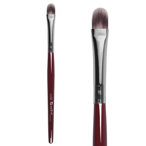 Parti-Colored Synthetic, Oval,Foundation Brush 10