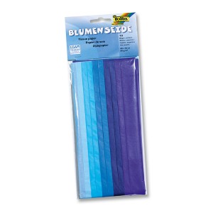 Tissue Paper,50X70Cm,10, Mix Blue