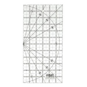 Olfa® 6"X12" Square Frosted Acrylic Ruler (Qr-6X12