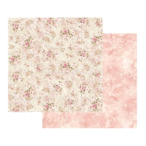 Double face printed paper cm 31,5x30,5 - Shabby ro