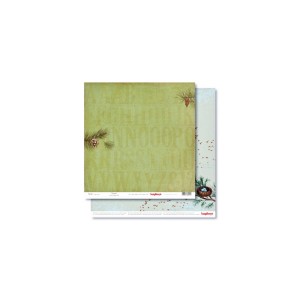 Double-Sided Paper 12X12  Forest Pinewood 190Gsm