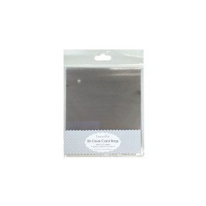 Dovecraft 6 X 6 Clear Card Bags
