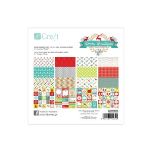 Paper and Cardstock pads 15x15cm, Dalprint, Xmas Boutique 32Sh.