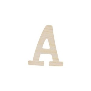 053 Wooden Letter H. 7 Cm. - A