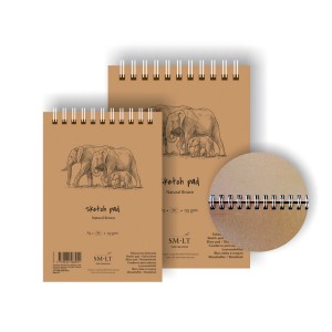 Sketch Pads Authentic (Brown)A5, 135 Gsm, 80 Sheet