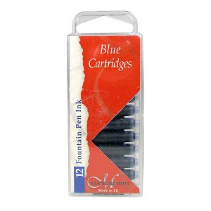  Calligraphy Blue Ink Cartridges 12pcs