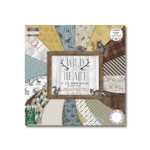 Paper and Cardstock pads 30x30cm, Wild At Heart