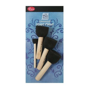 Sponge Brushes Set ( 4 Pcs) Viva Decor