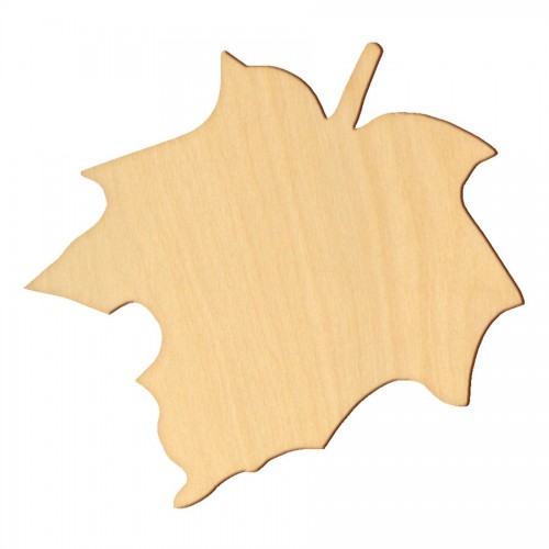 Wooden pc. for art 010 "Maple leaf №1" 14х15 cm