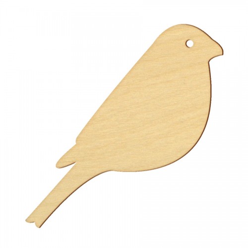Wooden pc. for art 346 "Bullfinch" 4х10,5 cm