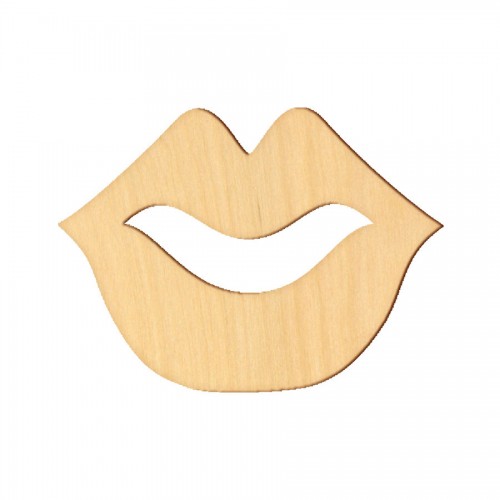 Wooden pc. for art 351 "Lips" 6,5х5 cm