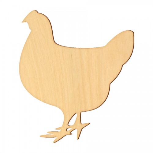 Wooden pc. for art 388 "Hen № 1" 8х9,5 cm
