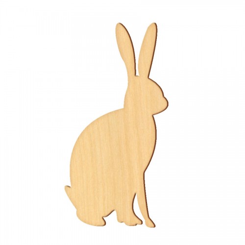 Wooden pc. for art 394 "Hare № 7" 6х12 cm