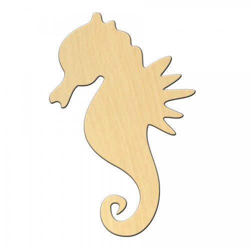 Wooden pc. for art 451 "Seahorse" 6,8*10,5 cm