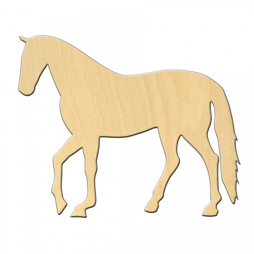 Wooden pc. for art 471 "Horse" 11*9 cm