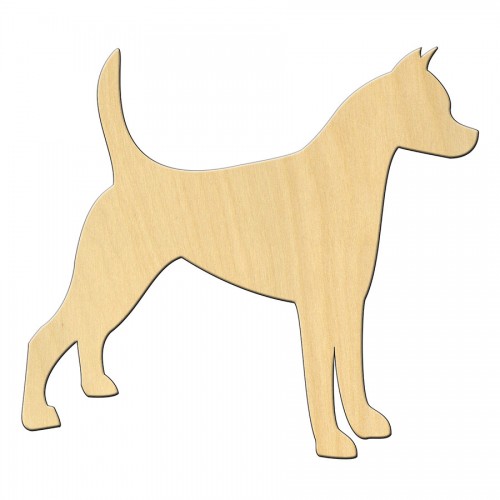 Wooden pc. for art 476 "Dog №1" 11*10 cm