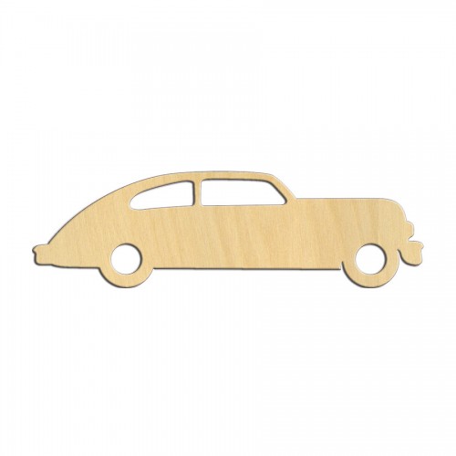 Wooden pc. for art 528 "Vintage car" 13х3,8 cm