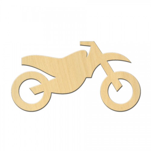 Wooden pc. for art 536 "Motorcycle №1" 11х6 cm