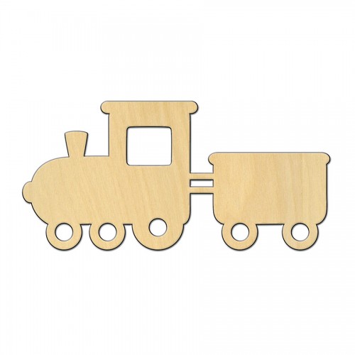 Wooden pc. for art 539 "Train №2" 12,5х6 cm