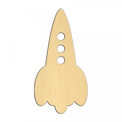 Wooden pc. for art 541 "Rocket" 7х13,7 cm