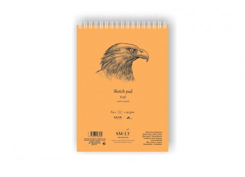 SKETCH PAD AUTHENTIC (Kraft)A4, 60 sheets,90gsm
