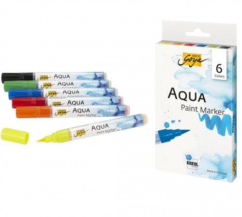 SOLO GOYA Aqua Paint Marker Set of 6