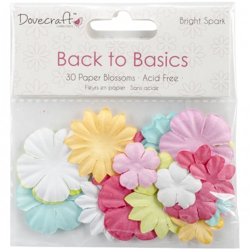 Dovecraft Back to Basics  Bright Spark Paper Blossoms