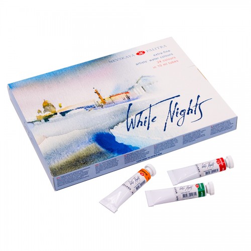 Watercolour set White Nights in tubes 24x10ml