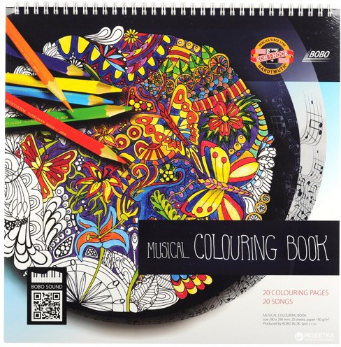 Musical colouring book GB