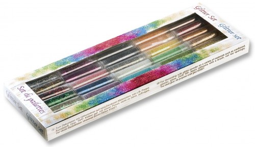 Glitter-Kit 30 vials deco material