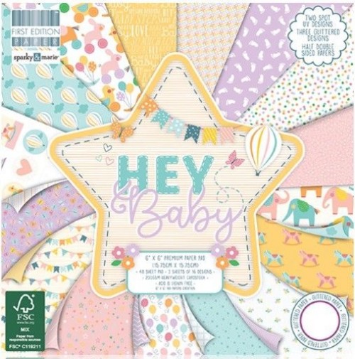 First Edition FSC 6x6 Hey Baby Paper Pad