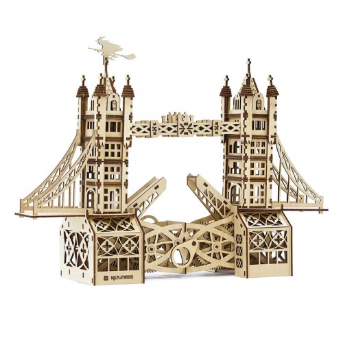 Mechanical Wooden model Tower Bridge