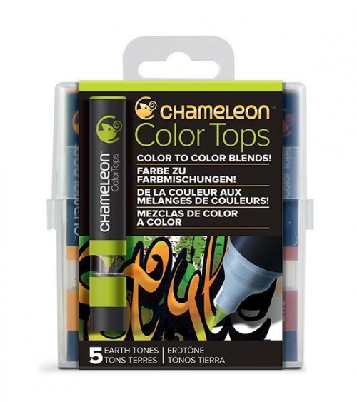 Chameleon 5-Colour Tops Earth Tones Set
