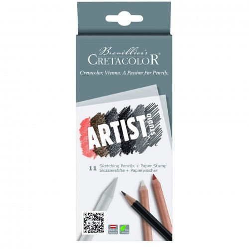 Cretacolor Artist Studio Sketching Pencils Set, 11 pcs.